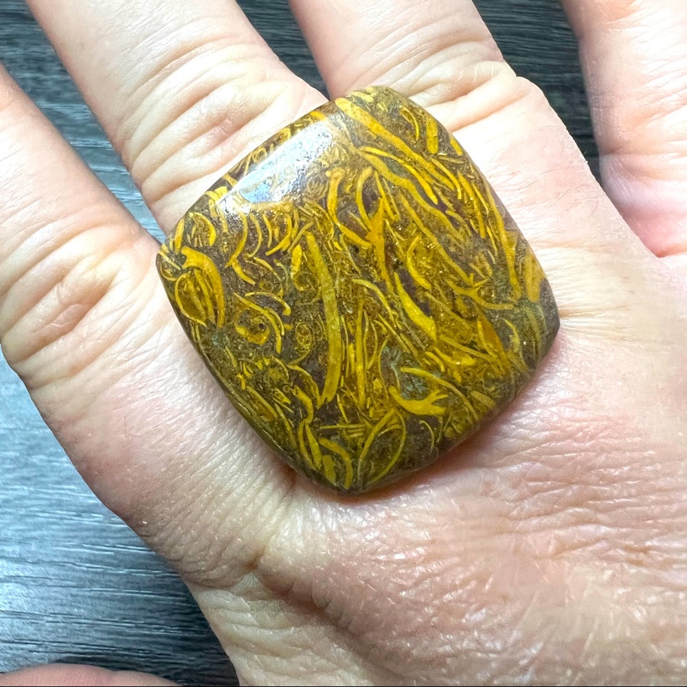 Mariam Jasper Stone Ring